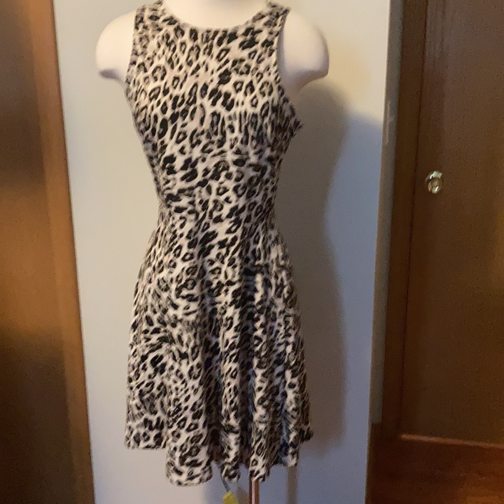 H&M animal print dress, size medium